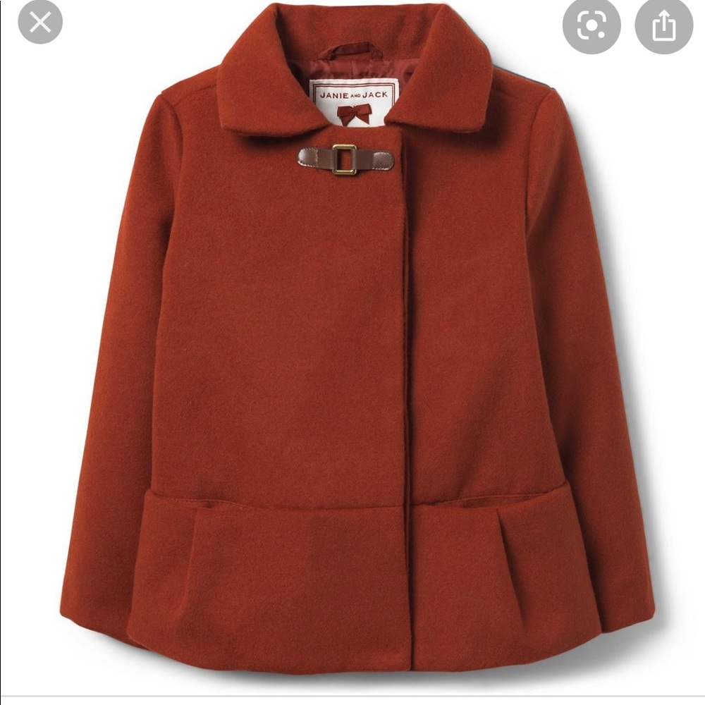 Girl rust coat